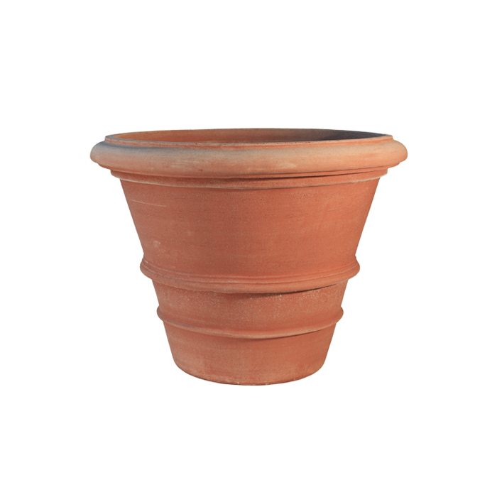 Smooth Impruneta Terracotta Vase