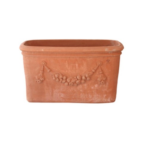 Impruneta Terracotta Festooned Oval