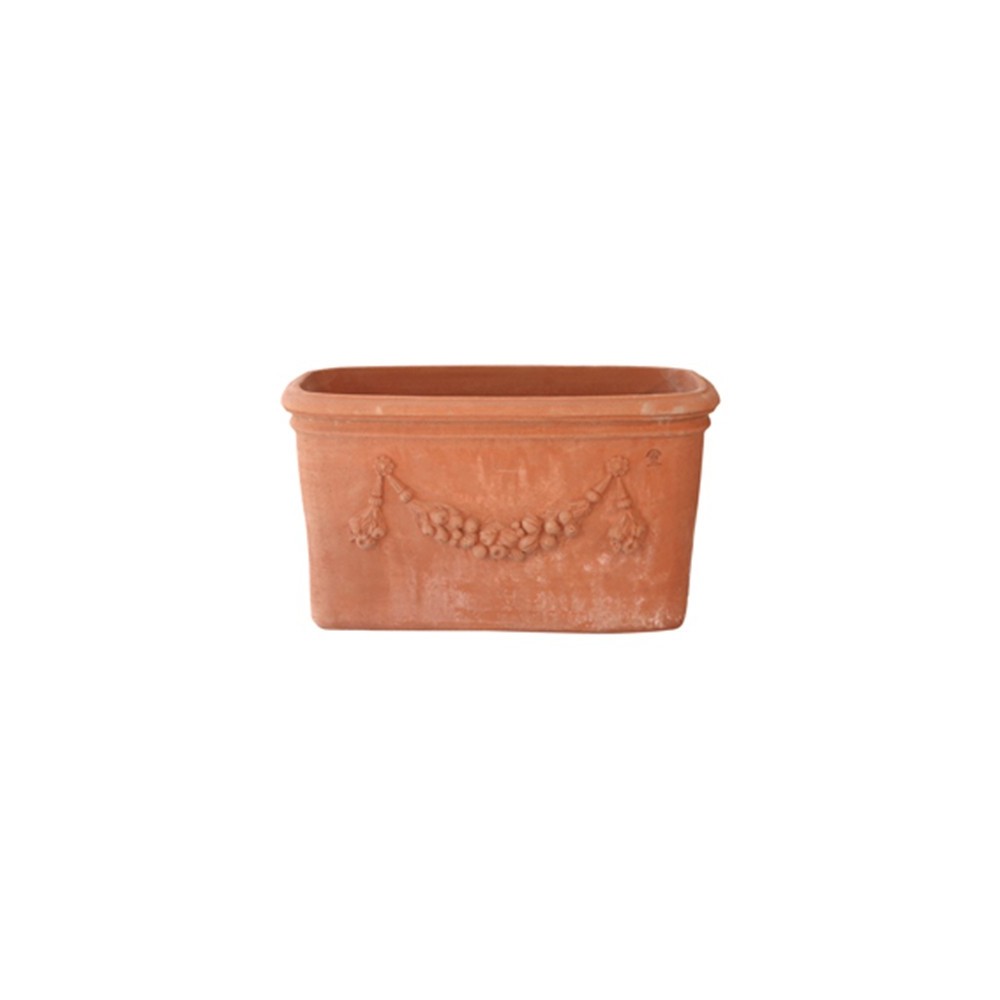 Impruneta Terracotta Festooned Oval