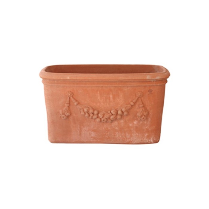 Impruneta Terracotta Festooned Oval