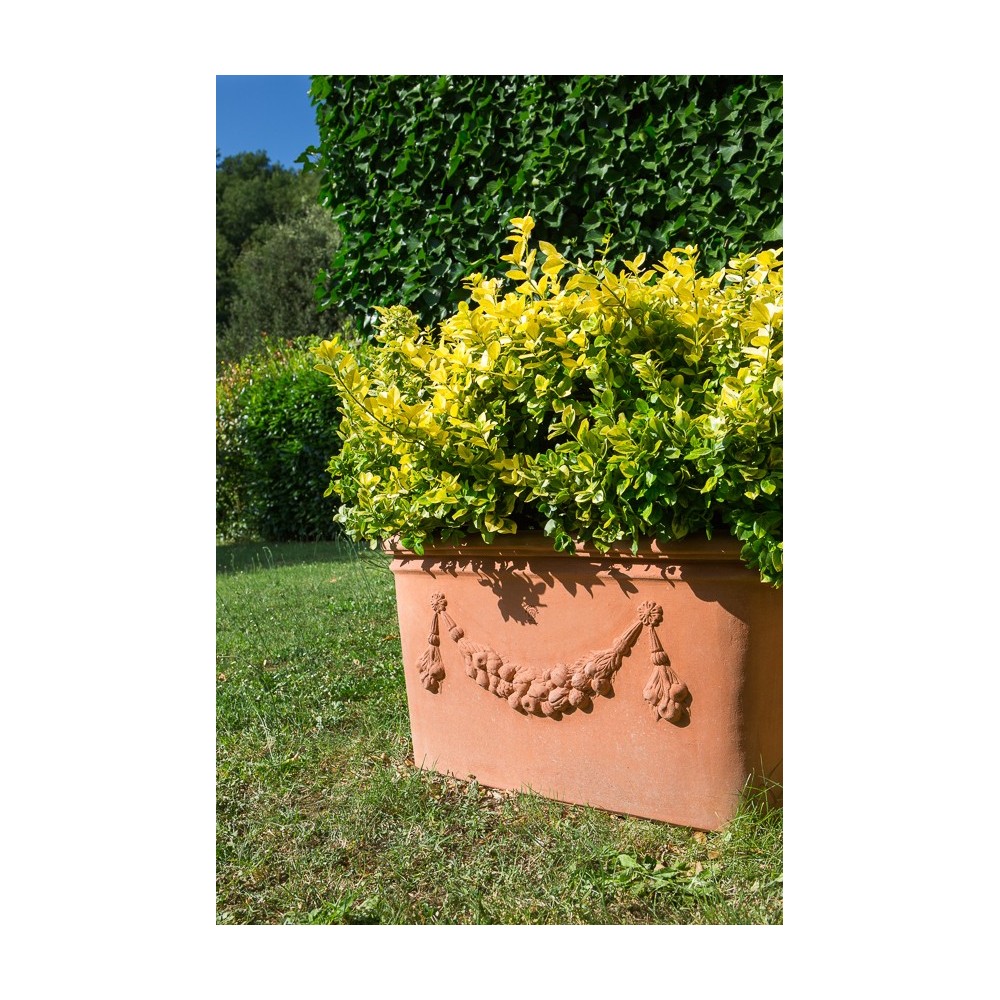 Impruneta Terracotta Festooned Oval