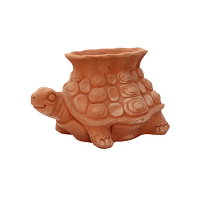 Tartaruga Aperta in Terracotta
