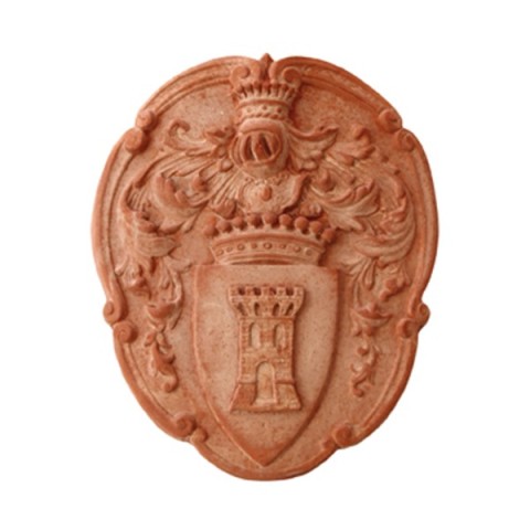 Stemma con Torre in Terracotta