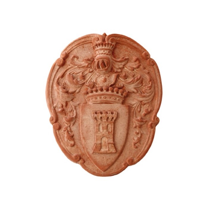 Stemma con Torre in Terracotta