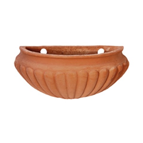 Tasca a Parate Baccellata Terracotta