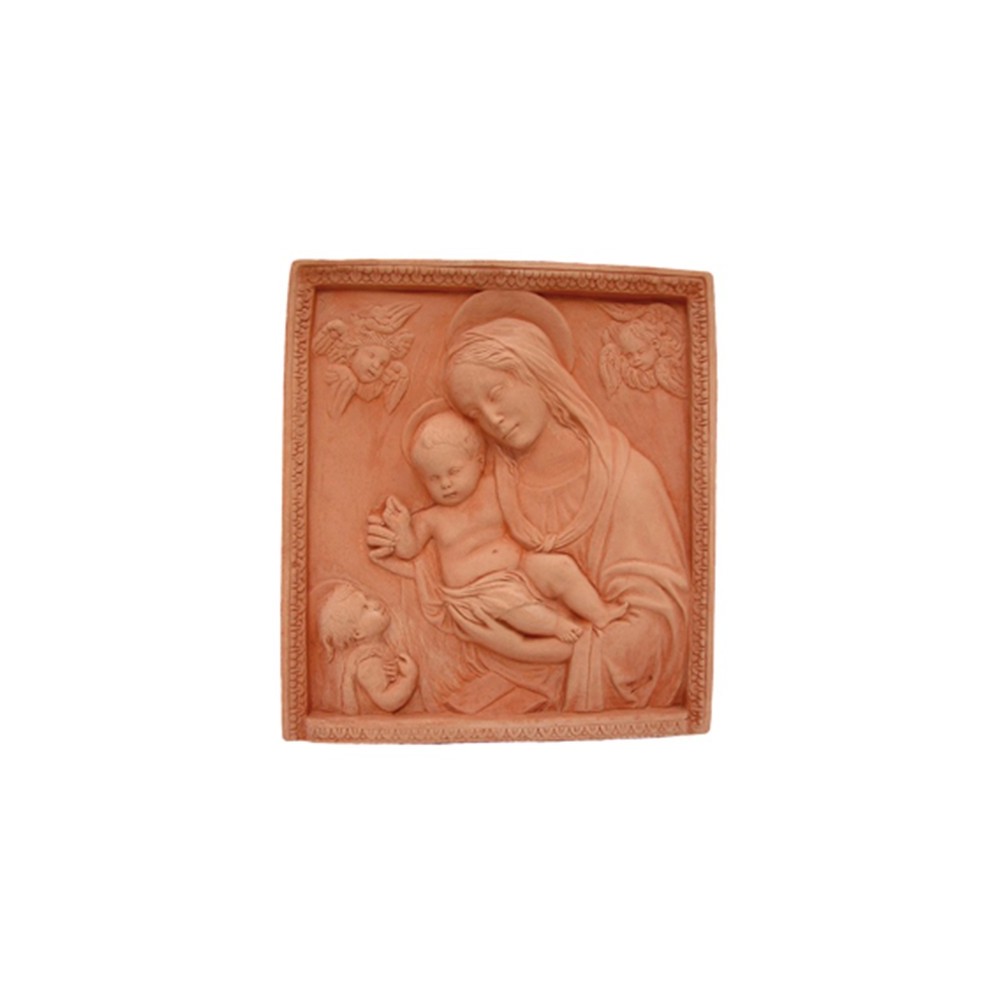 Madonna and Child with Angels Galestro