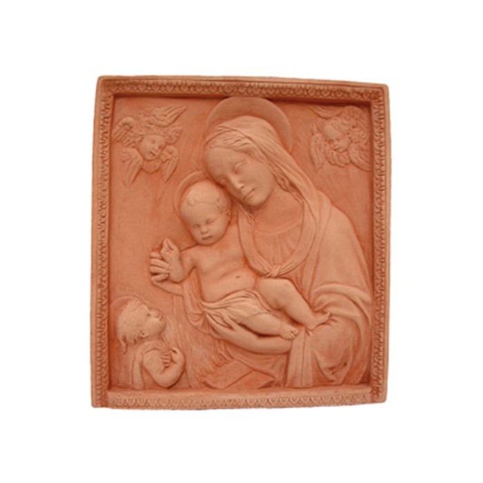Madonna and Child with Angels Galestro
