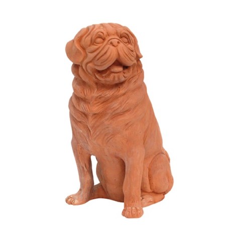Cane Carlino in Terracotta