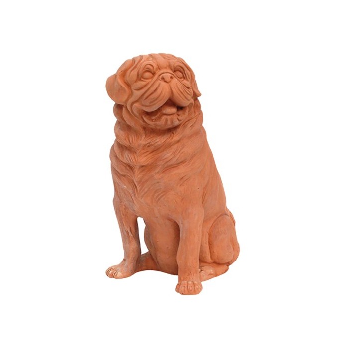Cane Carlino in Terracotta
