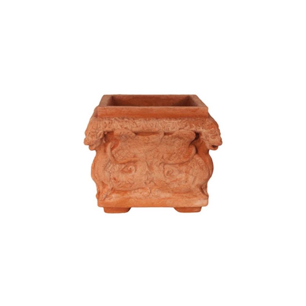 Square with Terracotta Dragons