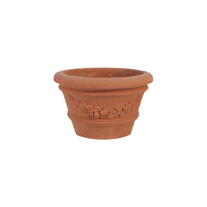Vaso In Terracotta Tulsi Village Decor – Fatto A Mano, Nero Anticato, 17,8x25,4 Cm, Per Pianta Di Basilico Sacro, Con Spazio Per Lampada