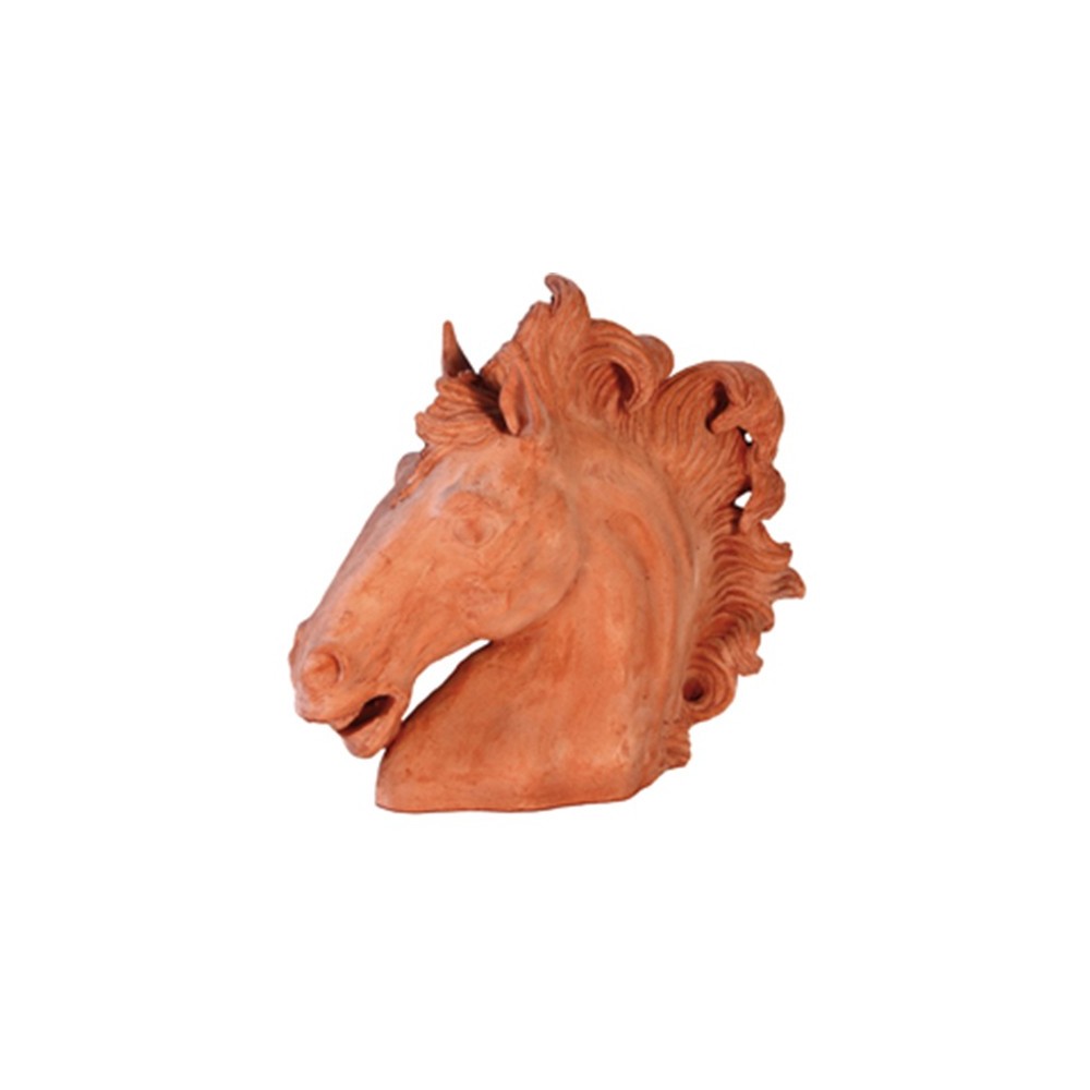 Testa di Cavallo in Terracotta