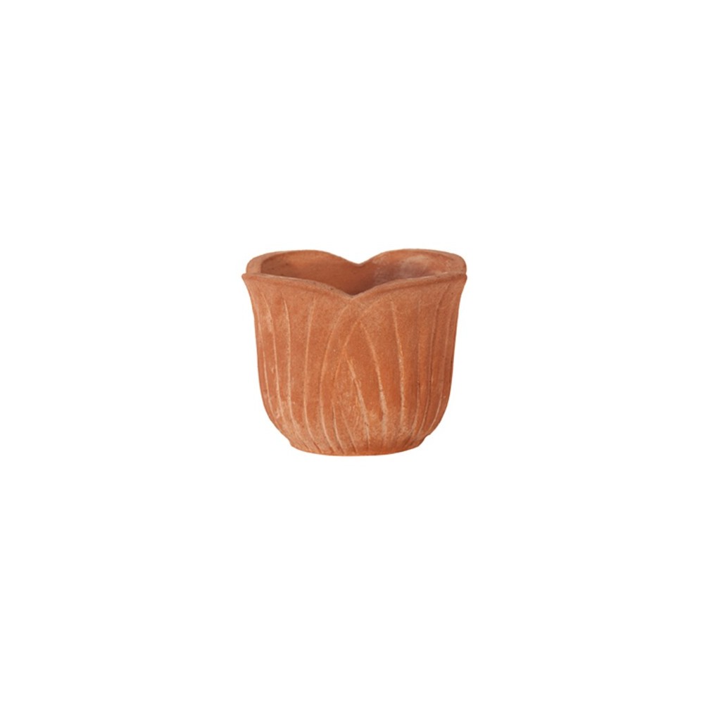 Lotus Flower Terracotta Mignon Vase