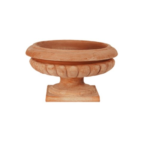 Vaso a Calice Piccolo in Terracotta