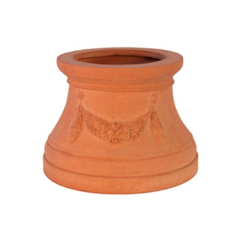 Base Decorata in Terracotta