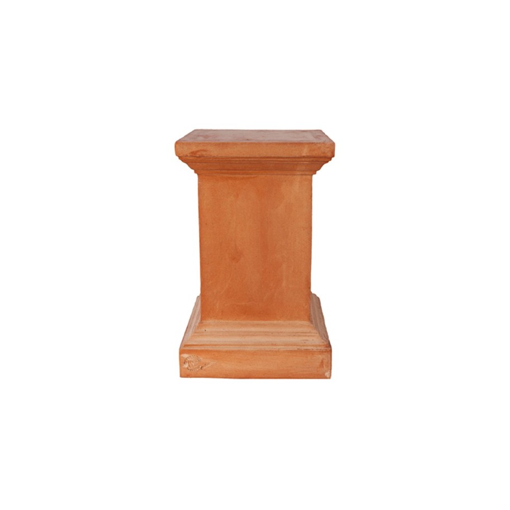Low Square Terracotta Column