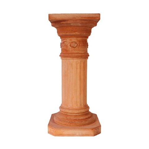 Column with Terracotta Rosetta