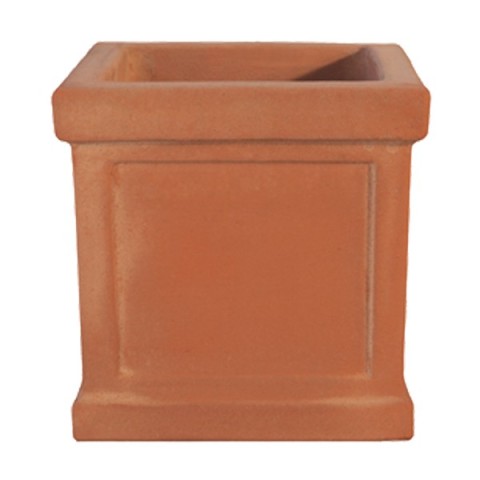 Cubo Liscio in Terracotta