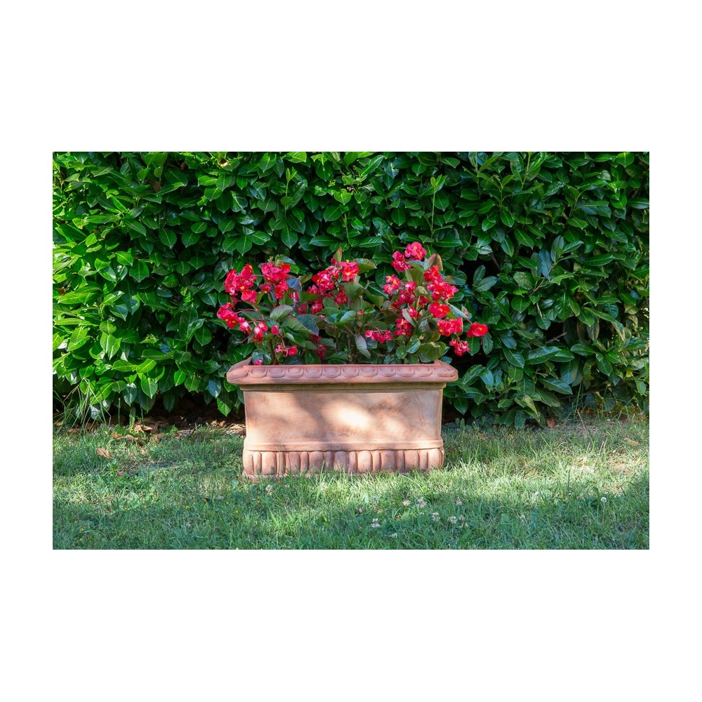 Cassetta Baccellata in Terracotta d'Impruneta