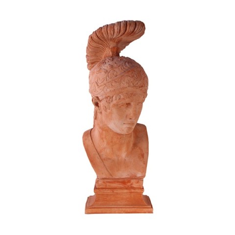 Busto del Guerriero in Terracotta
