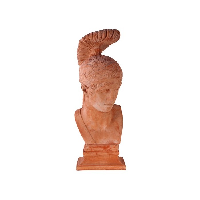 Busto del Guerriero in Terracotta
