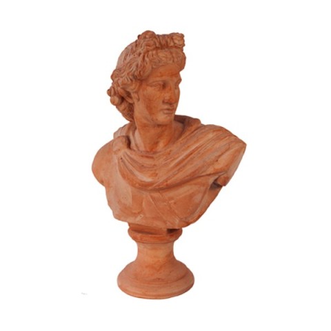 Busto Dioniso in Terracotta