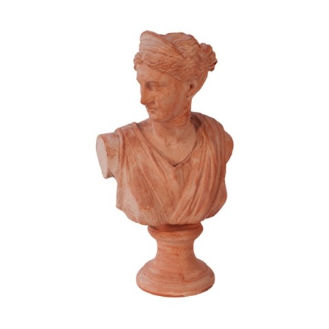 Diana Bust in Terracotta