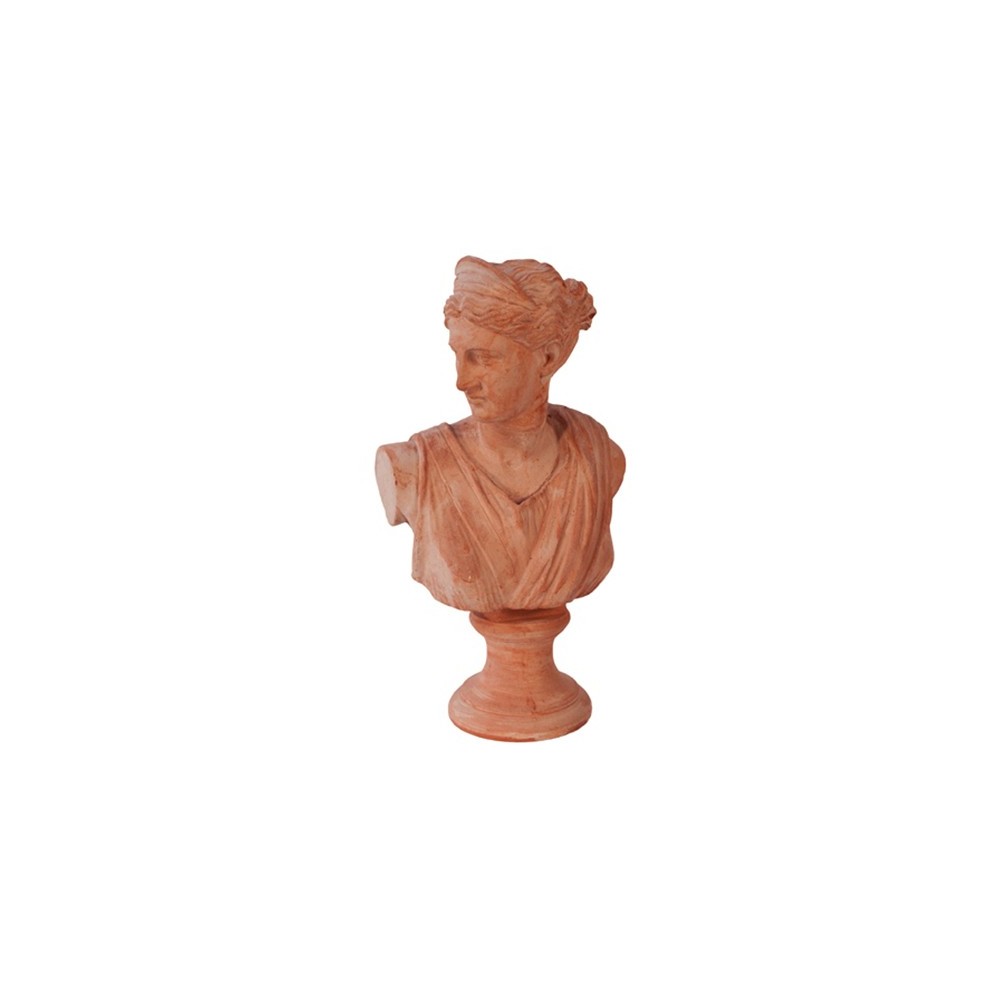 Diana Bust in Terracotta
