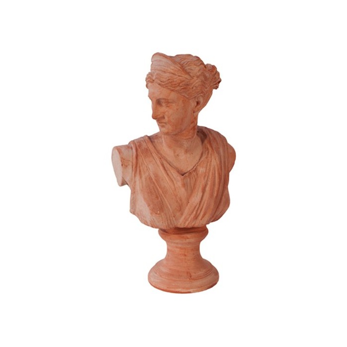 Diana Bust in Terracotta