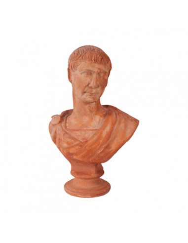 Busto Traiano in Terracotta