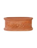 Ovale Festonato in Terracotta