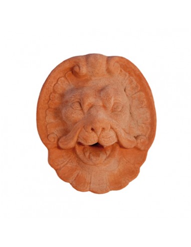 Maschera Leone in Terracotta
