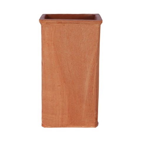 Portaombrelli Rettangolare Liscio in Terracotta