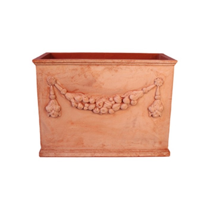 Festooned Terracotta Box from Impruneta
