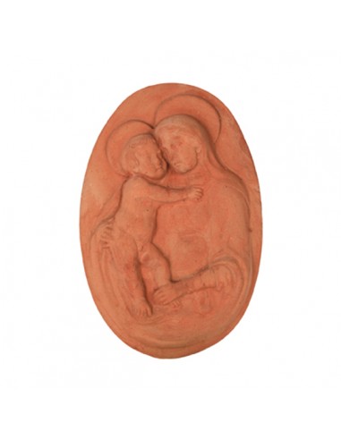 Madonna ovale in Terracotta