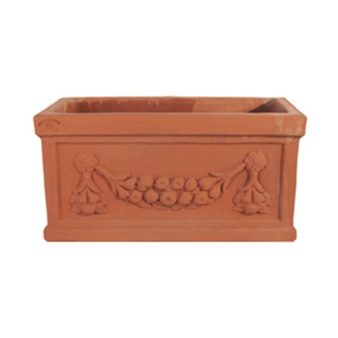 Cassetta Festonata in Terracotta d'Impruneta