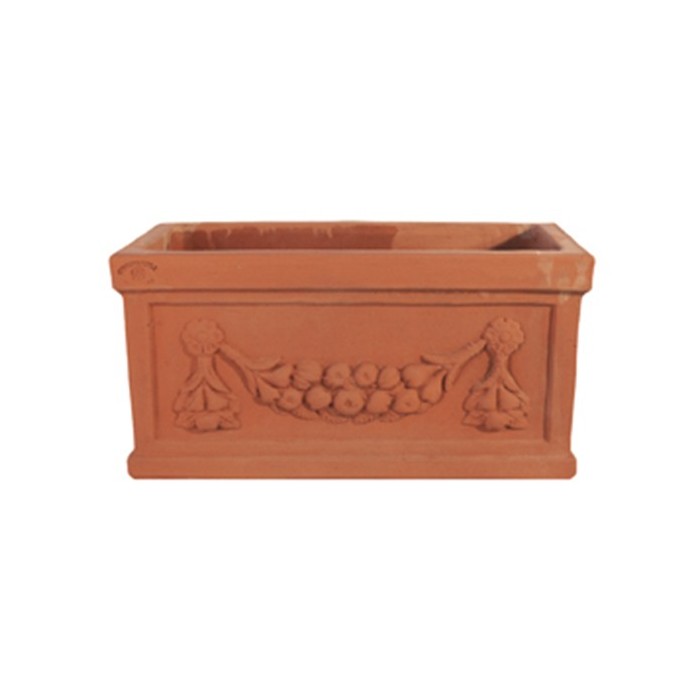 Cassetta Festonata in Terracotta d'Impruneta