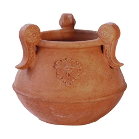 Vaso con Tre Manici In Terracotta d'Impruneta