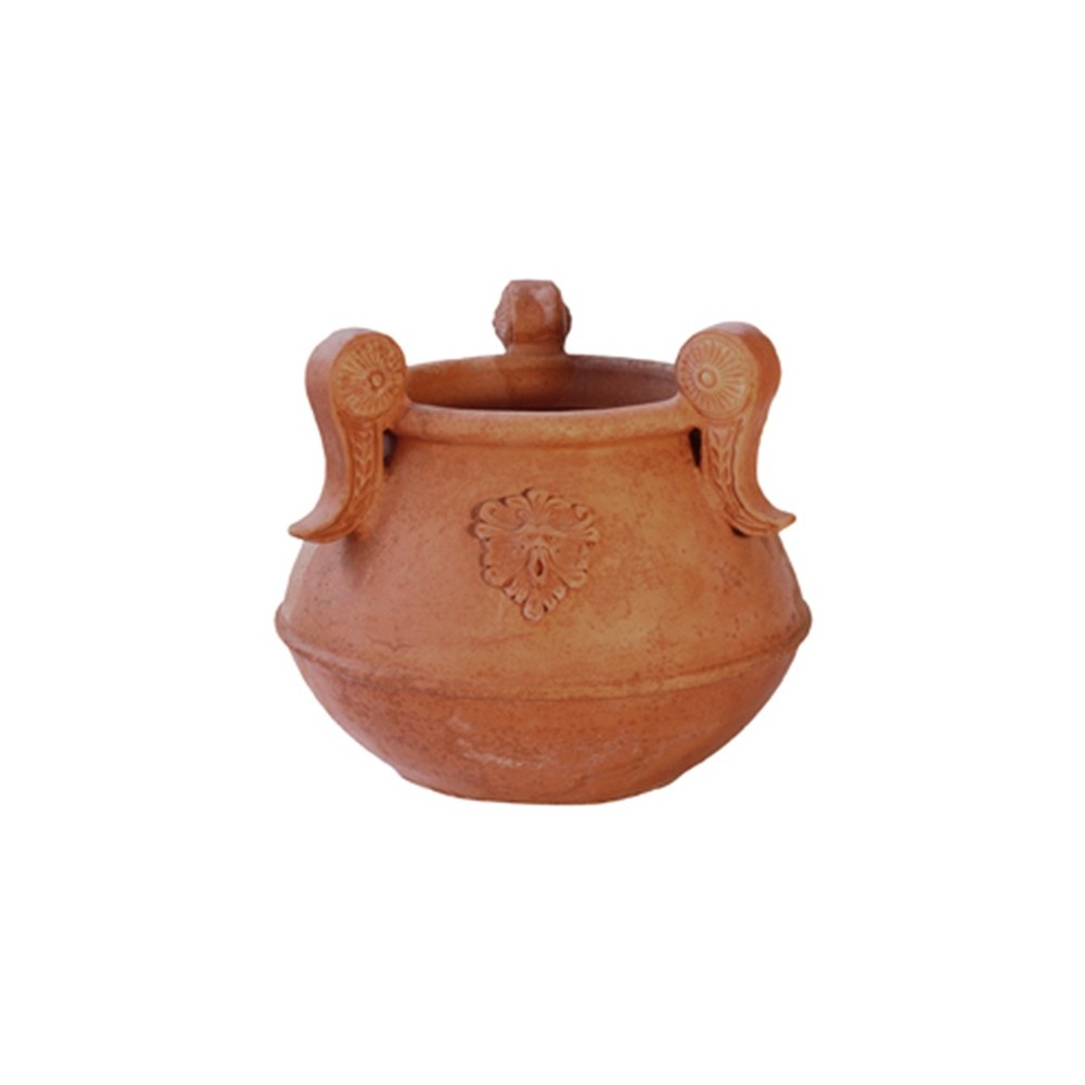 Impruneta Terracotta Three-Handled Vase