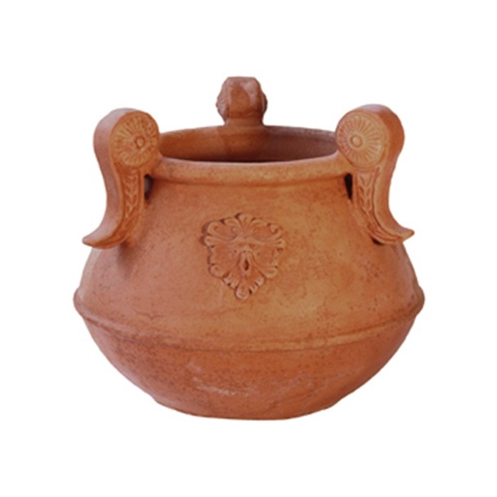 Impruneta Terracotta Three-Handled Vase