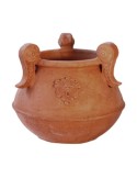 Impruneta Terracotta Three-Handled Vase
