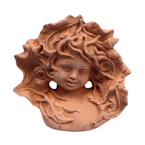 Maschera Inverno in Terracotta