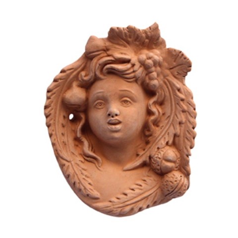 Maschera Autunno in Terracotta
