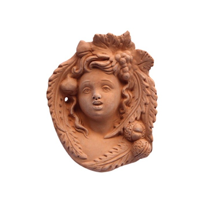 Maschera Autunno in Terracotta