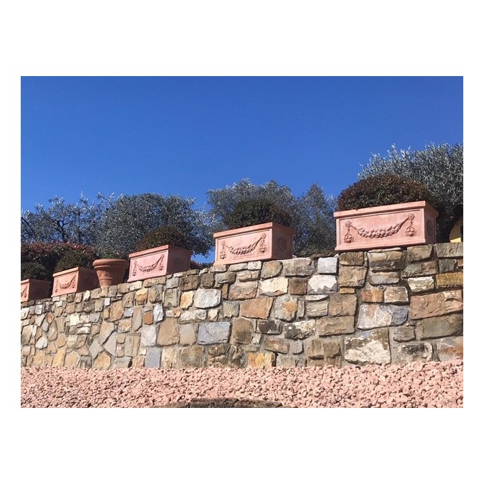 Cassetta Festonata in Terracotta d'Impruneta