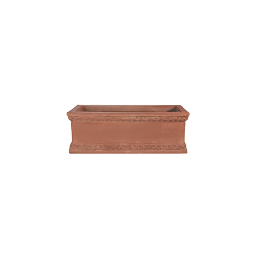 Terracotta Box with Greek Decoration