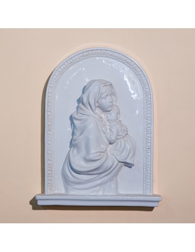 Madonna della Strada del Ferruzzi Smaltata in Ceramica