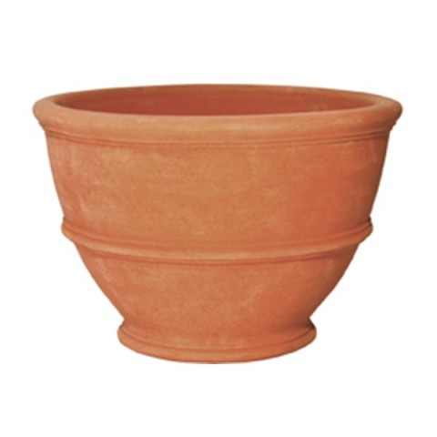 Vaso con Piede Largo in Terracotta