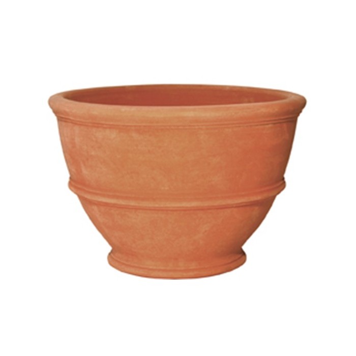 Vaso con Piede Largo in Terracotta