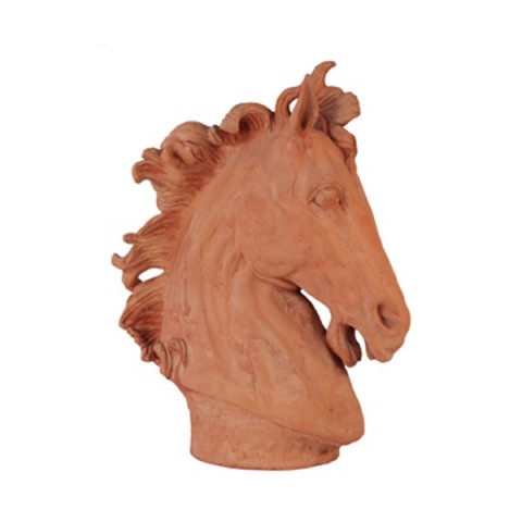 Testa di Cavallo in Terracotta
